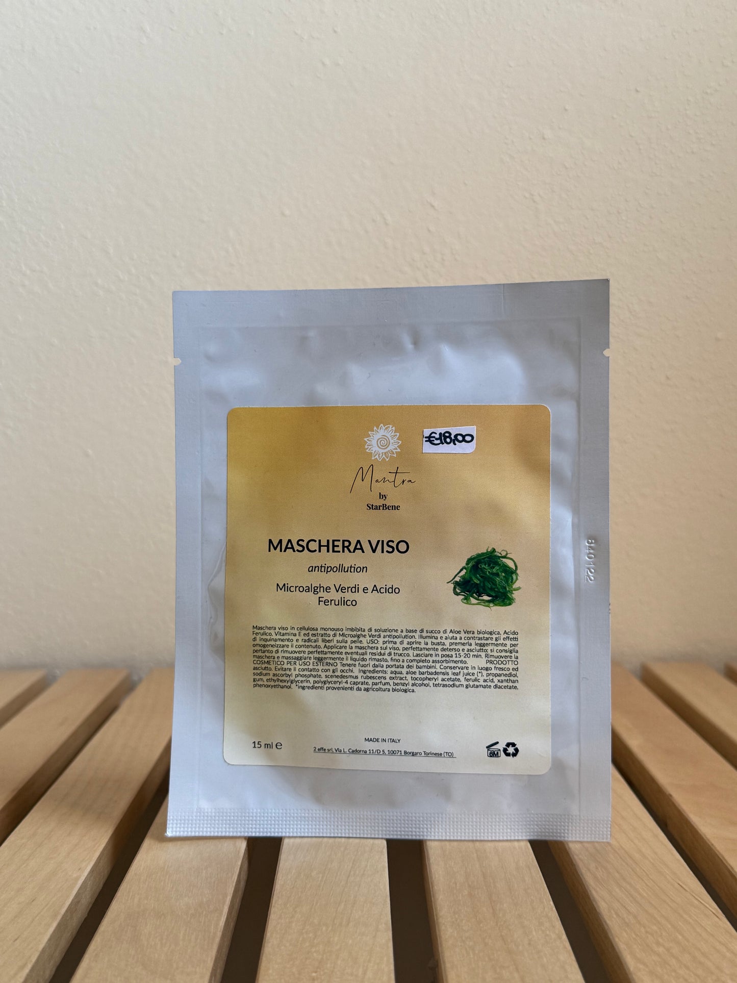 Maschera In Tessuto Mantra